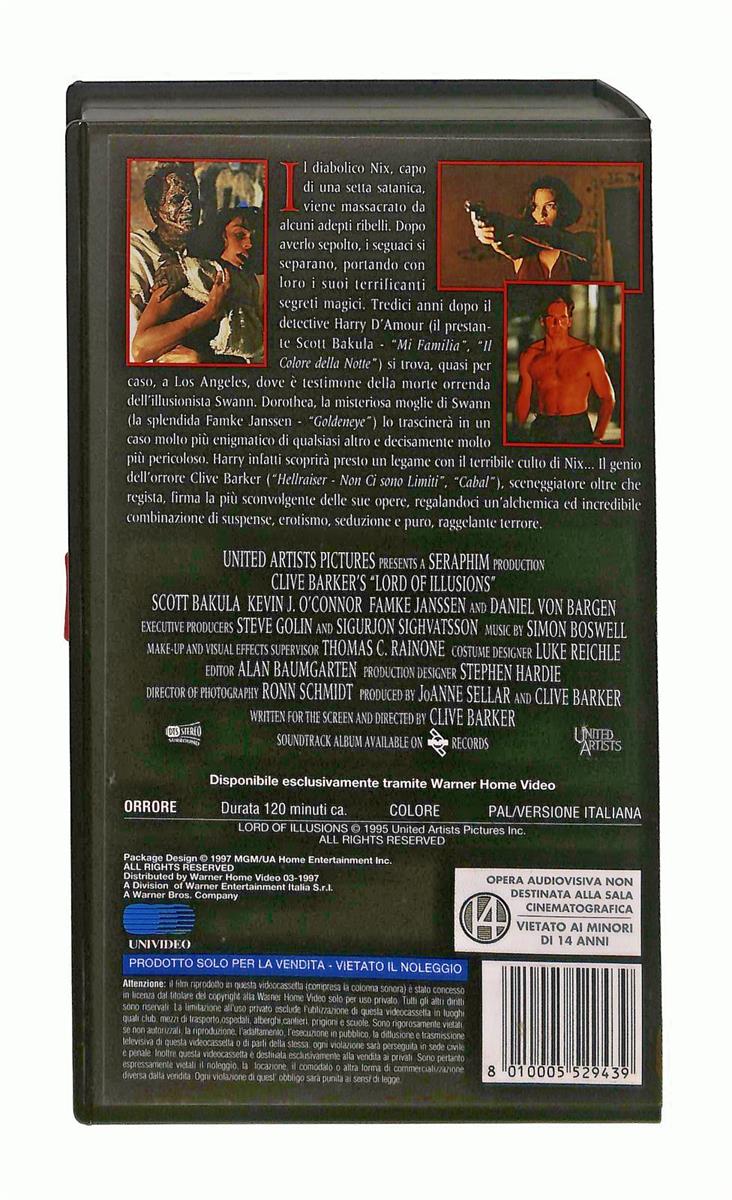 EBOND Il Signore Delle Illusioni Gli Scudi Mgm Ua VHS VH002758