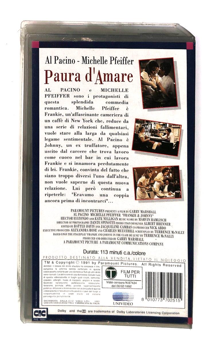 EBOND Paura d Amare Paramount Cic VHS VH003334