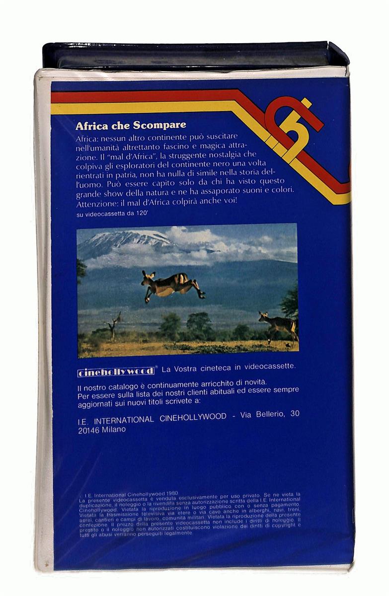 EBOND Africa Che Scompare Cinehollywood VHS VH002855
