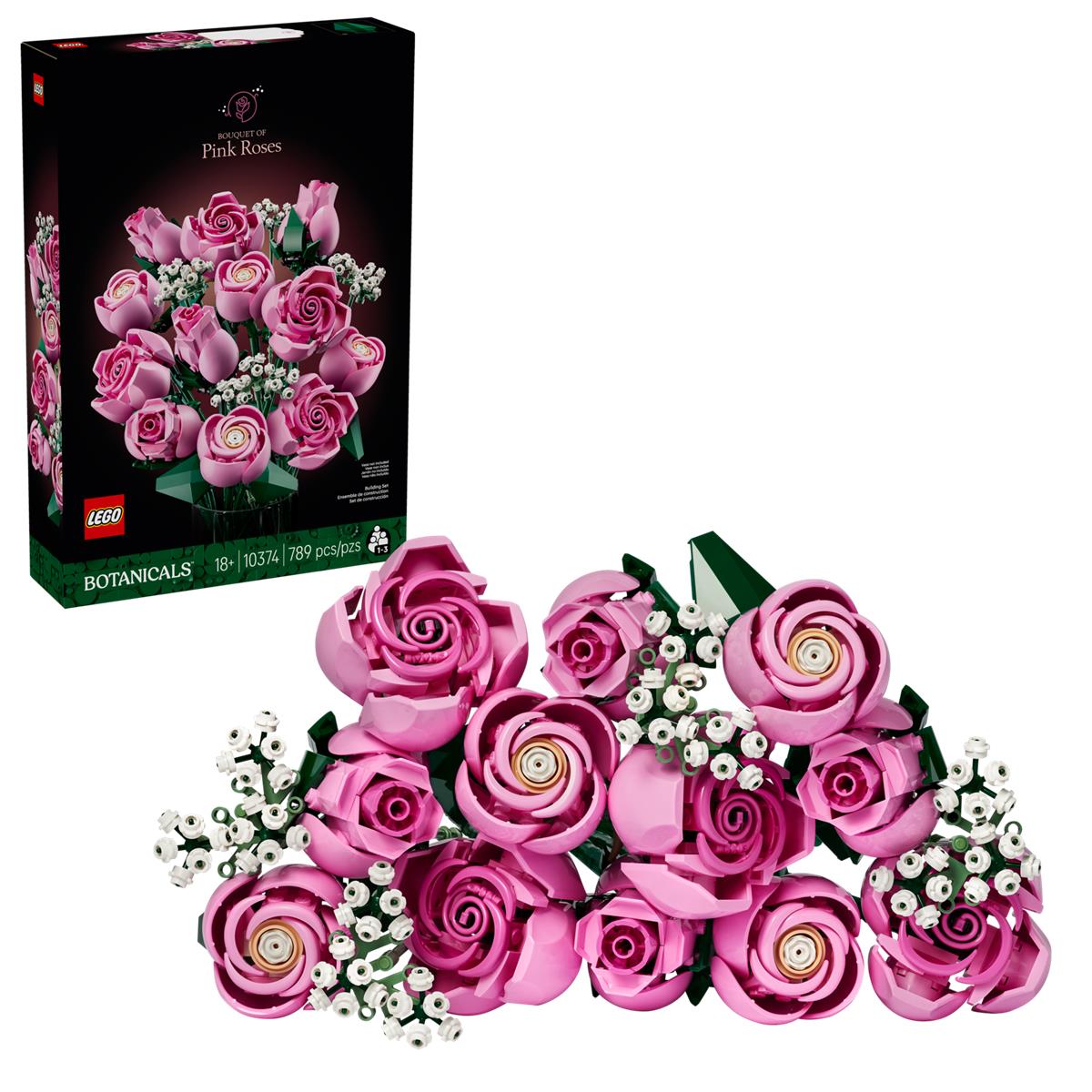 LEGO 10374 Bouquet di rose rosa