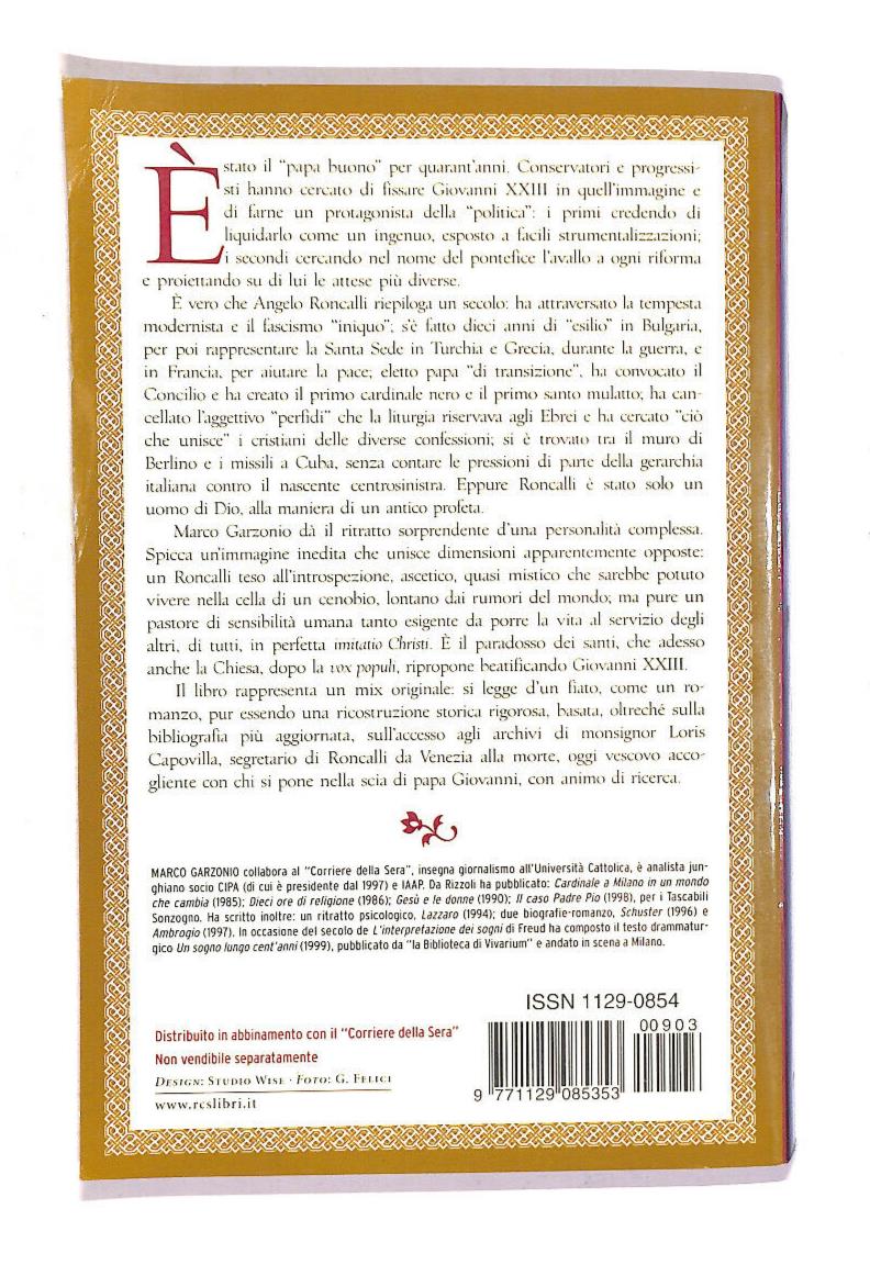 EBOND E Venne Un Uomo Chiamato Giovanni Libro LI008803