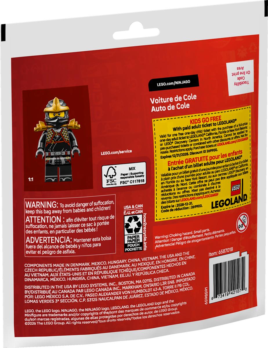 LEGO 30723 Auto ninja di Cole