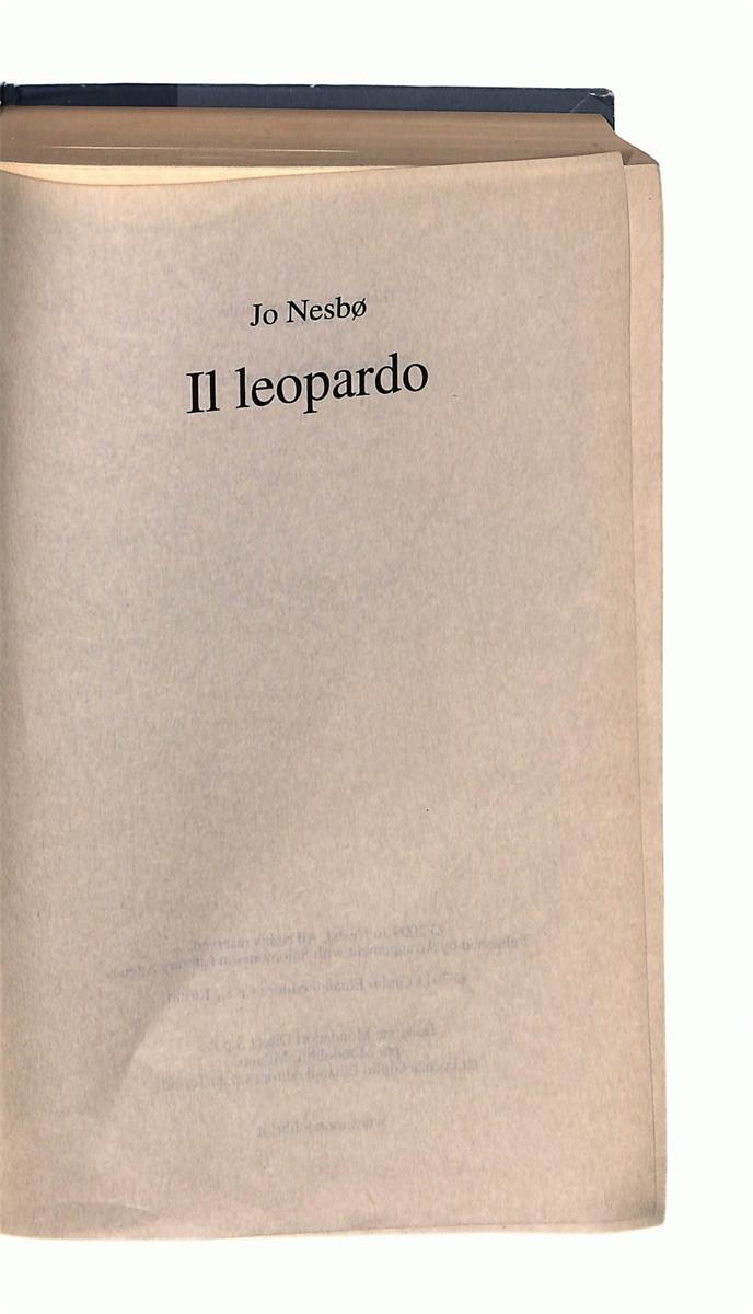 EBOND Il Leopardo Jo Nesbo Mondolibri Libro LI043030