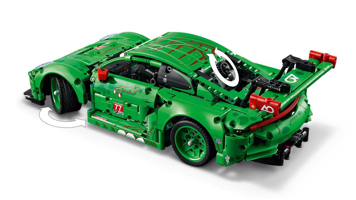 LEGO 42224 Auto Porsche 911 GT3 R REXY AO Racing