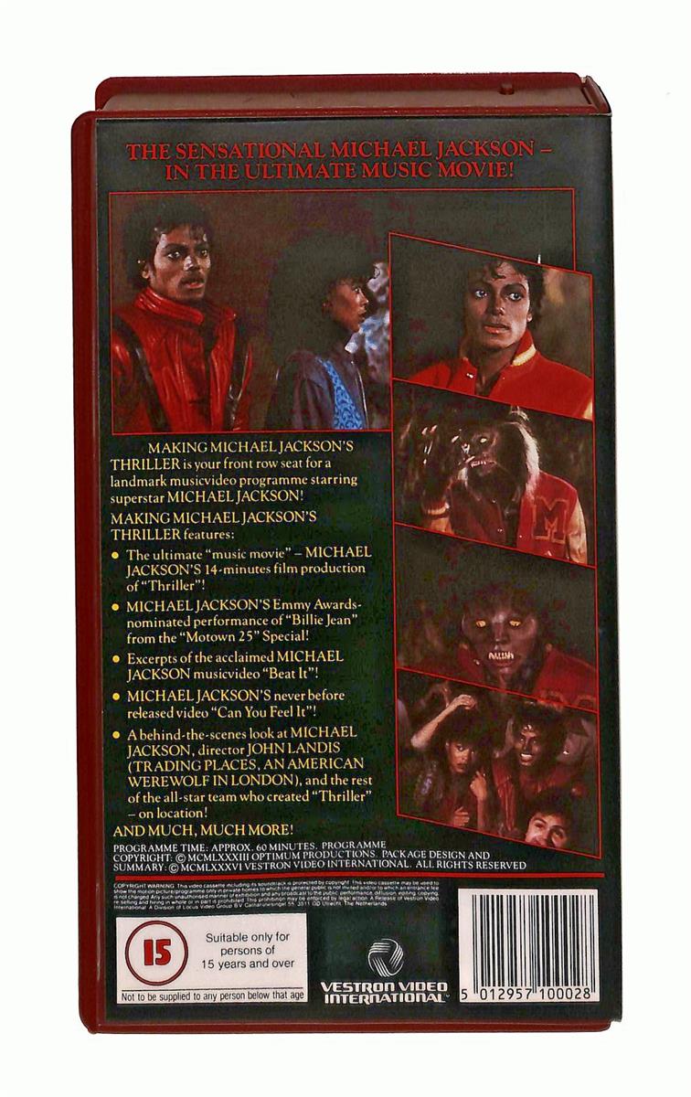EBOND Making Michael Jackson s Thriller No Ita In Lingua Inglese VHS VH003778