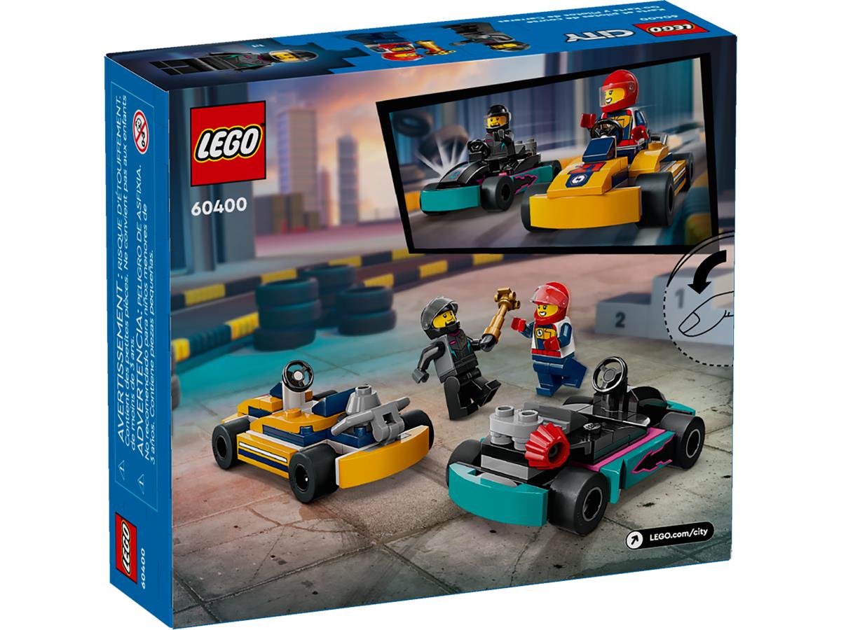 LEGO 60400 Go-kart e piloti