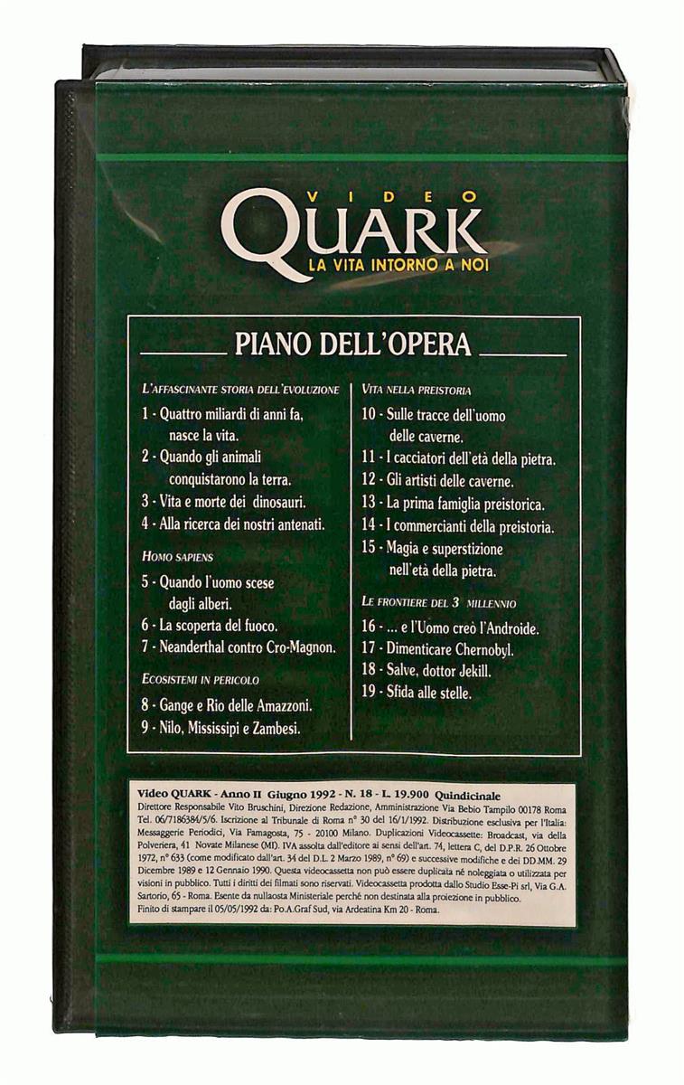 EBOND Quark Video La Vita Inorno Noi N 18 Salve Dottor Jekyll VHS VH005175
