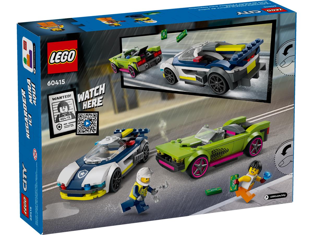 LEGO 60415 Inseguimento della macchina da corsa