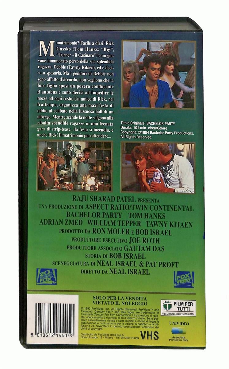 EBOND Bachelor Party Silver & Gold Fox VHS VH003907