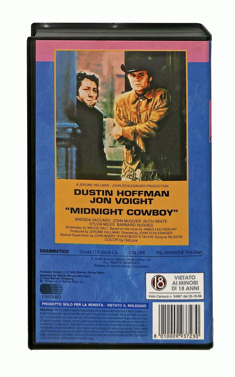 EBOND Un Uomo Da Marciapiede Dustin Hoffman Collection Gli Scudi Wb VHS VH004235