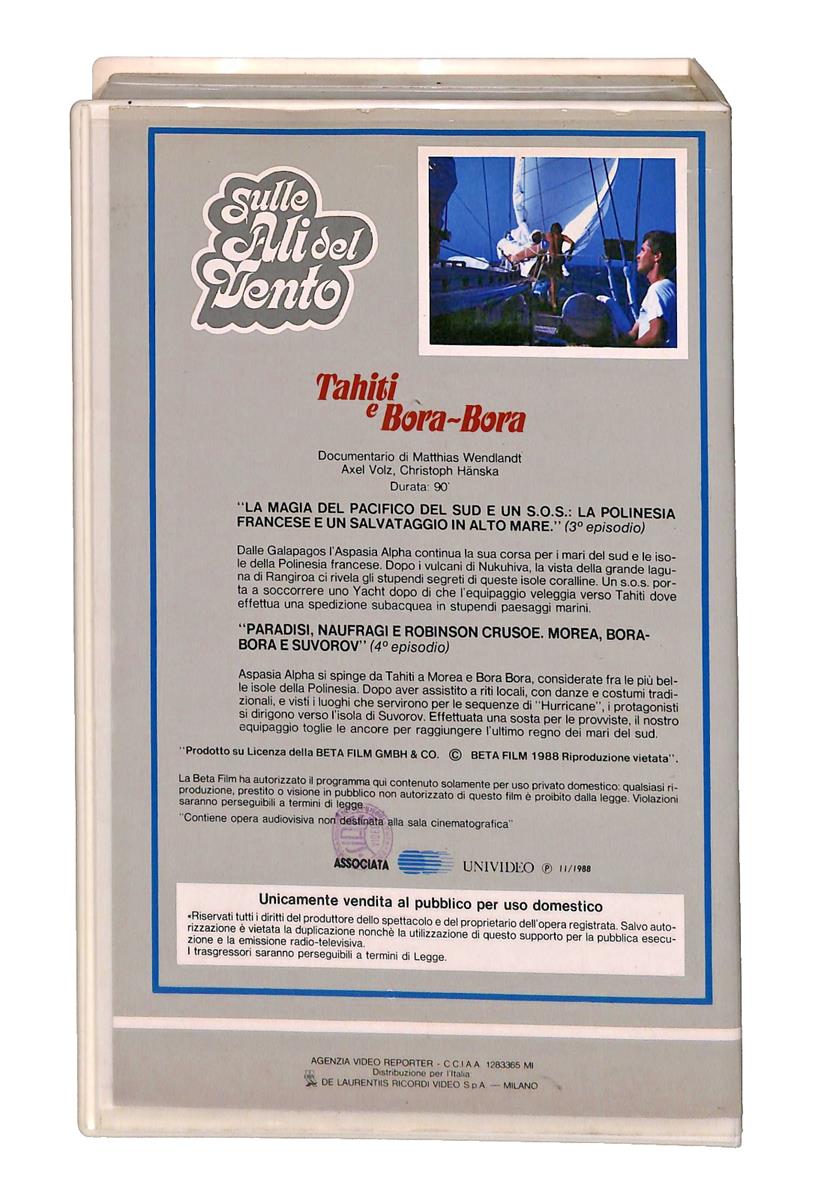 EBOND Tahiti Bora Bora Sulle Ali Del Vento VHS VH002875