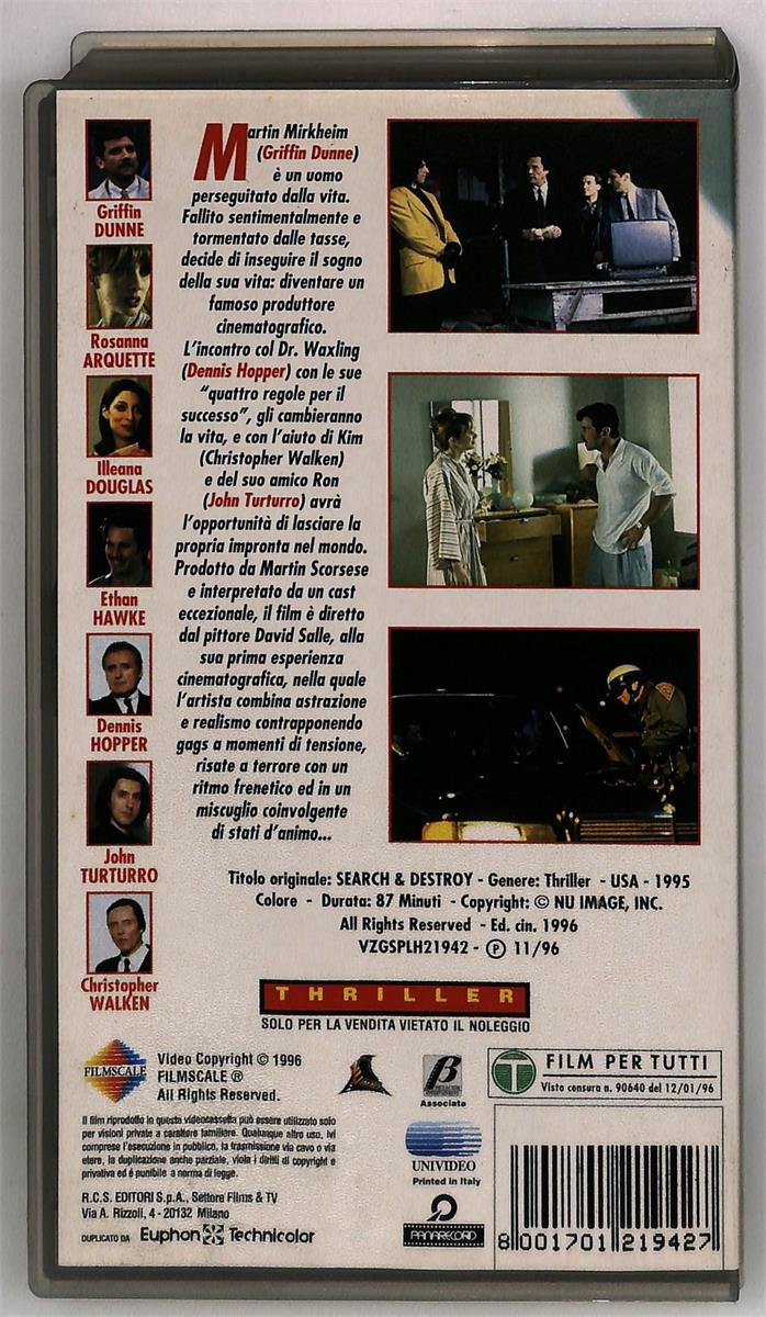 EBOND Cerca e Distruggi Rcs VHS VH005271