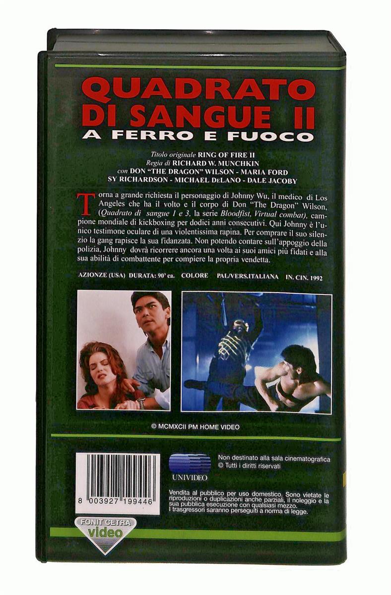 EBOND Quadrato Di Sangue Ii Fonit Cetra Video VHS VH003732