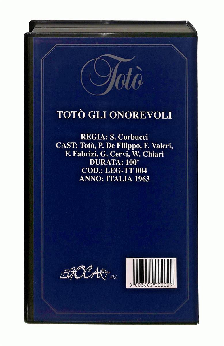 EBOND Toto Gli Onorevoli Legocart VHS VH002677