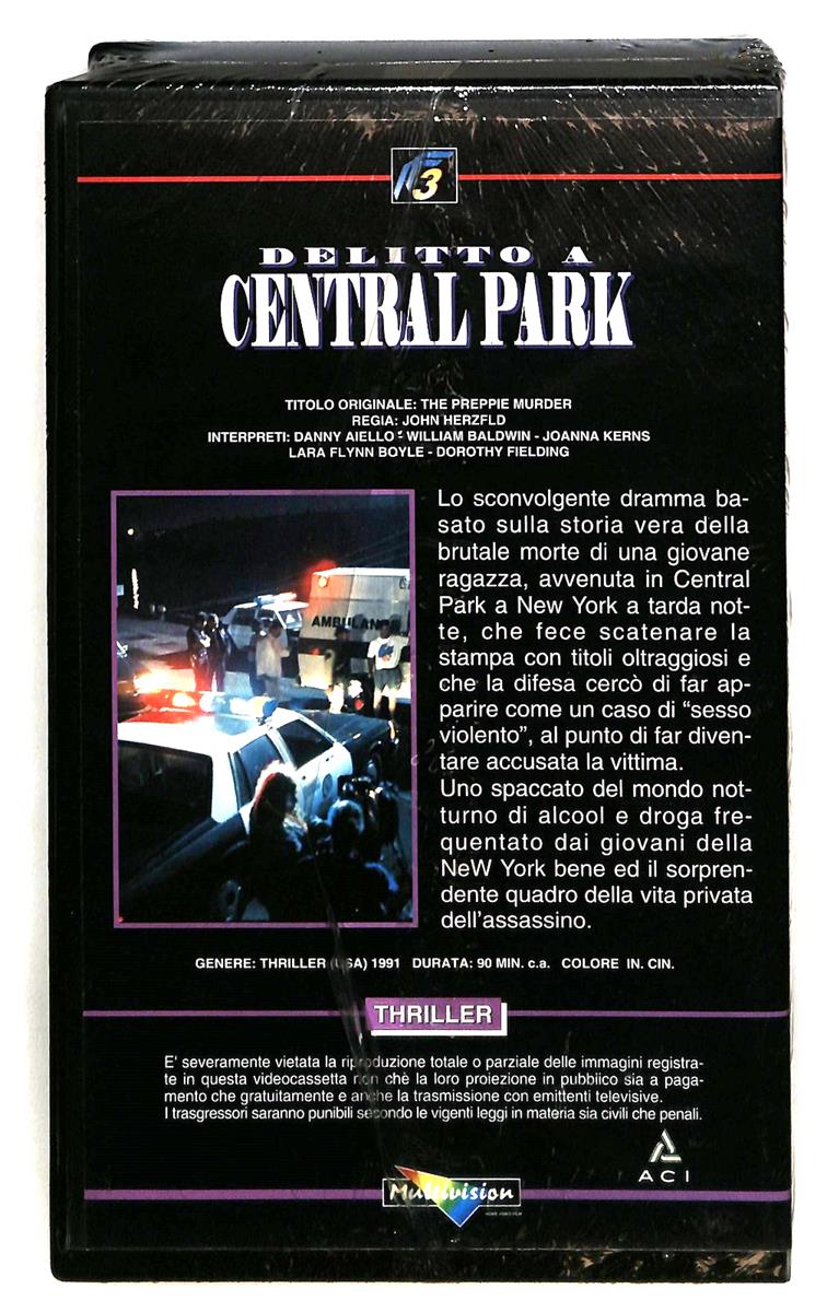 EBOND Delitto a Central Park Multivision VHS VH005272
