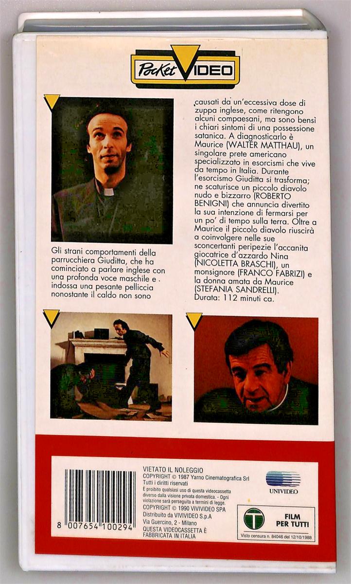EBOND Il Piccolo Diavolo Vivivideo VHS VH004824