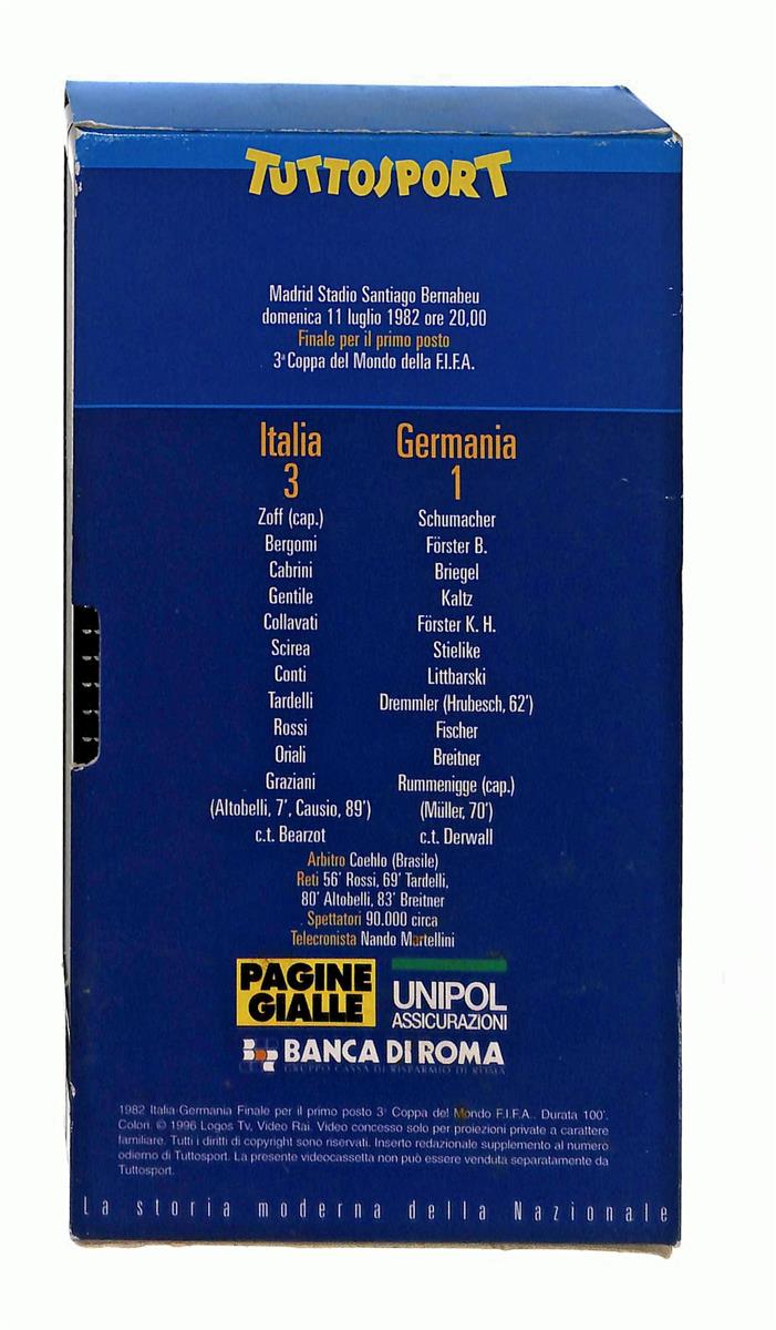 EBOND 1982 Italia Germania Tutto Sport VHS VH003439