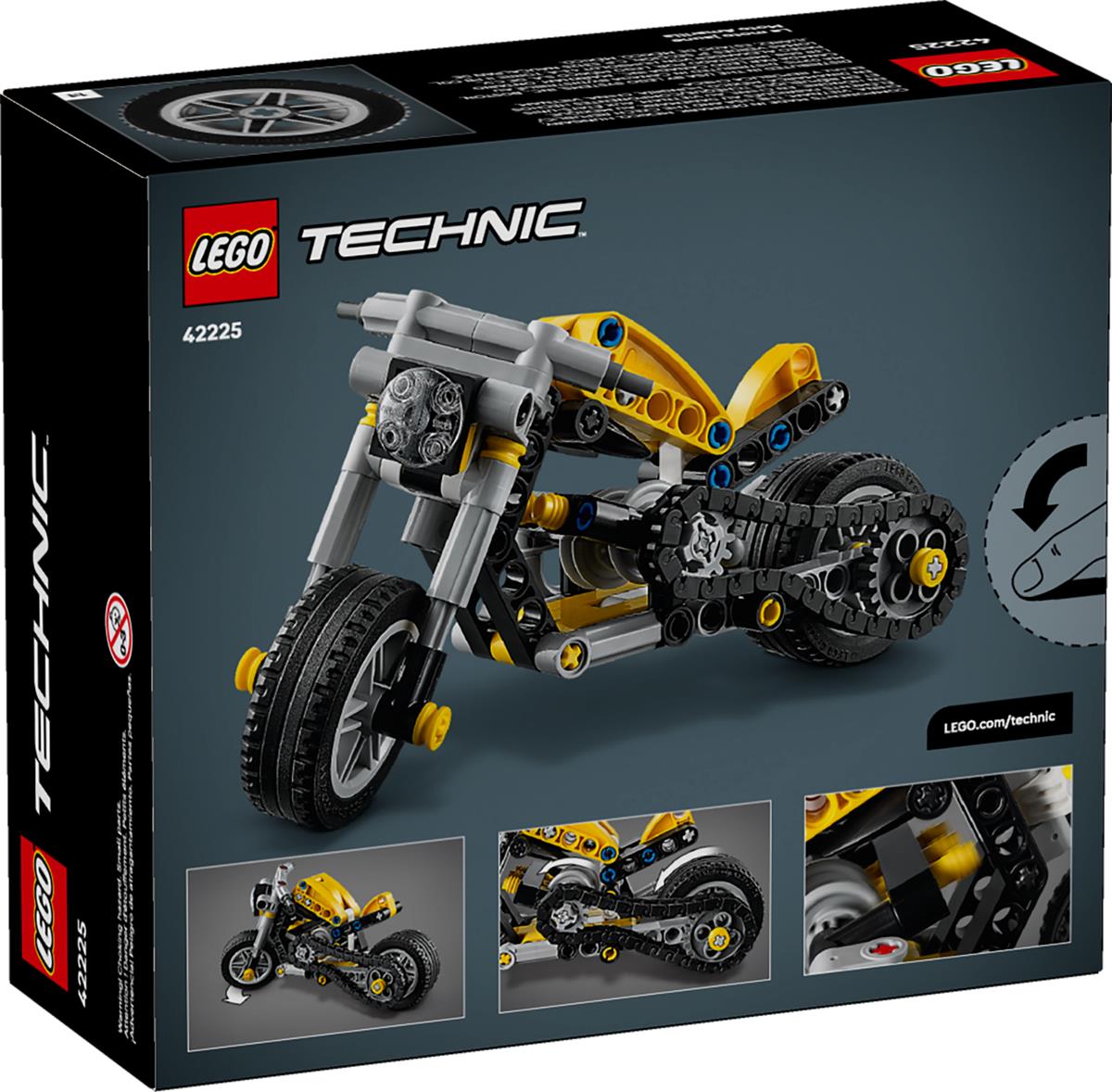 LEGO 42225 Moto gialla