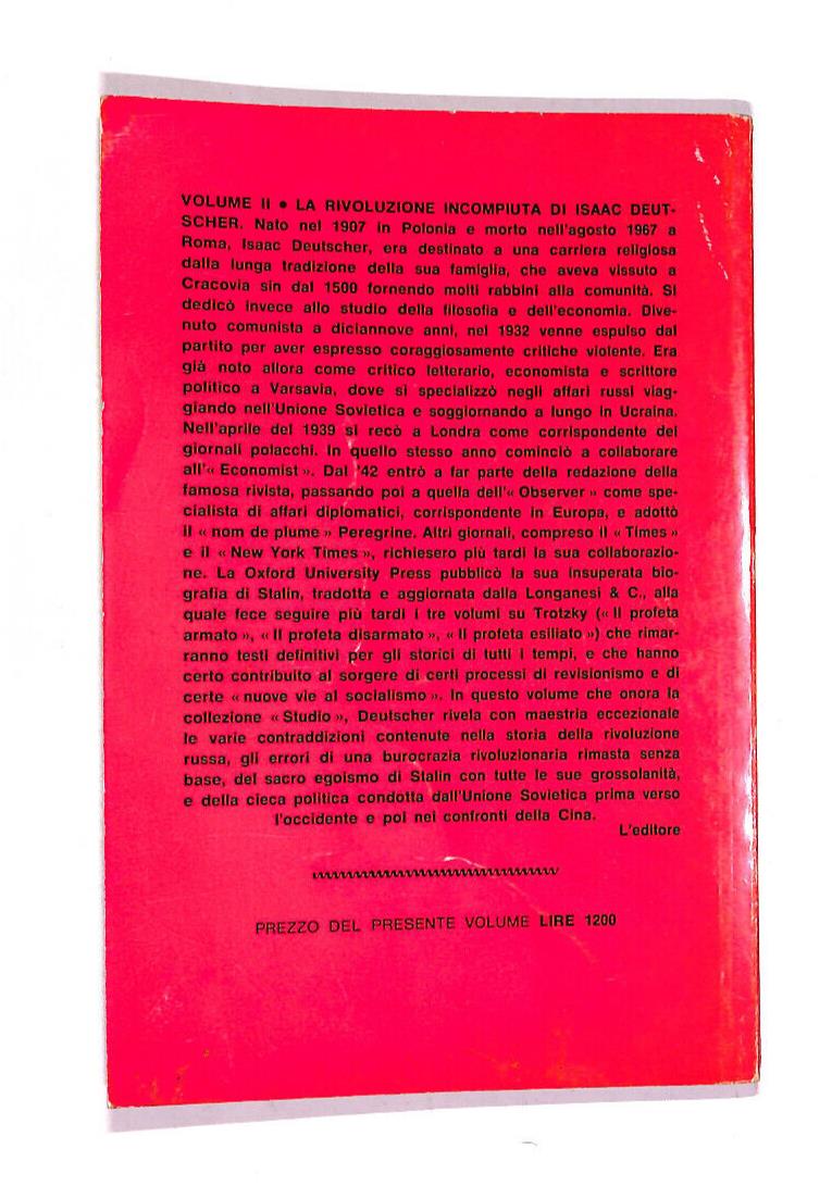 EBOND La Rivoluzione Incompiuta 1917-1967 Libro LI011954