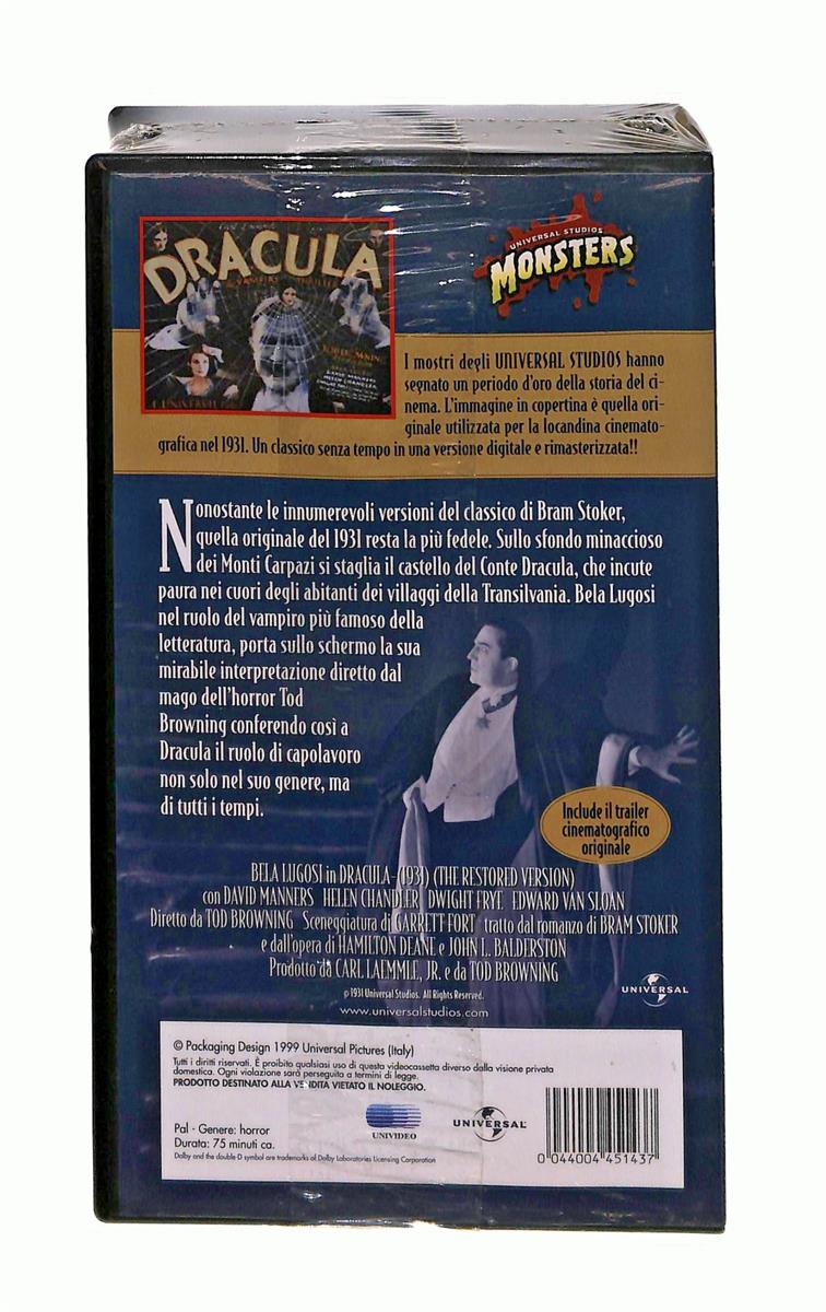 EBOND Dracula Universal Classic Monster Collection VHS VH004454