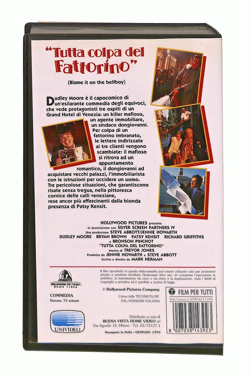 EBOND Tutta Colpa Del Fattorino Hollywood Pictures Home Video VHS VH003562