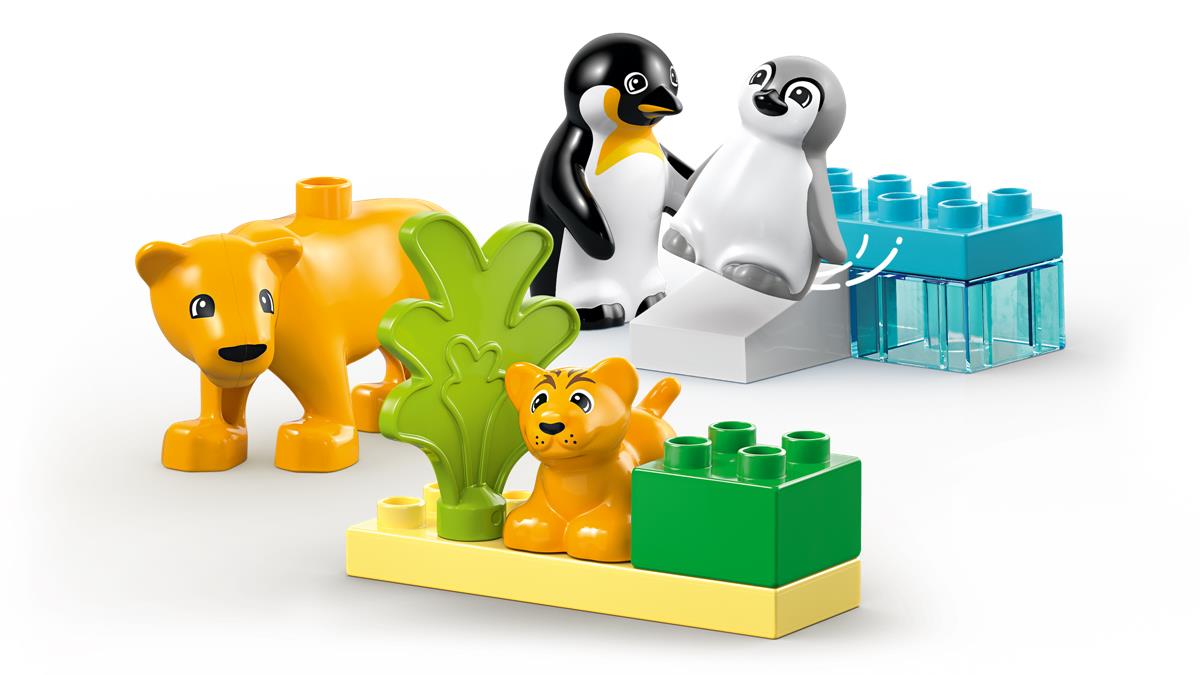 LEGO 10442 Famiglie di animali: pinguini e leoni