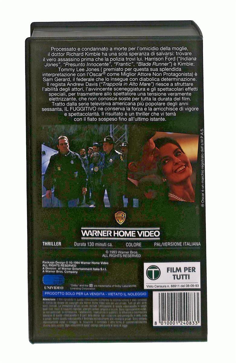 EBOND Il Fuggitivo Gli Scudi Wb VHS VH004265