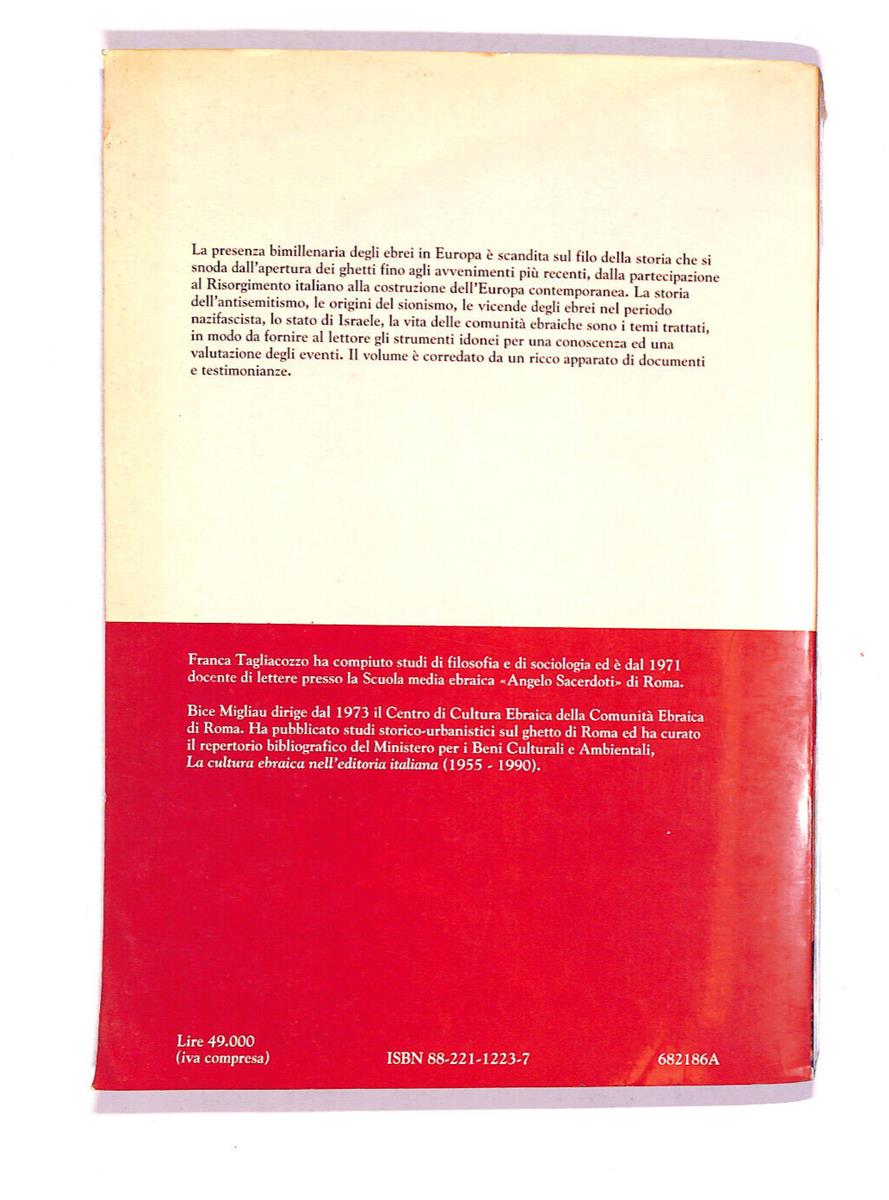 EBOND Gli Ebrei Nella Storia e Nella Societa Contemporanea Libro LI011006