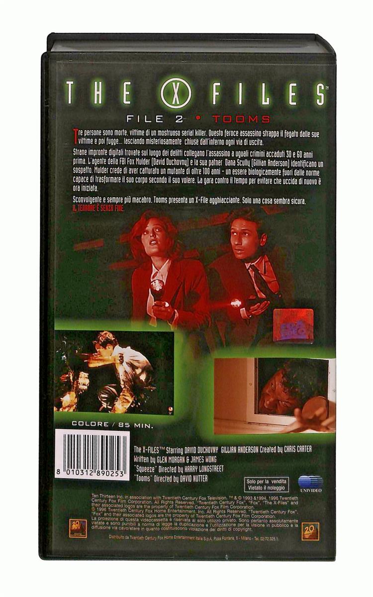 EBOND The X Files File 2 Tooms Fox VHS VH004812
