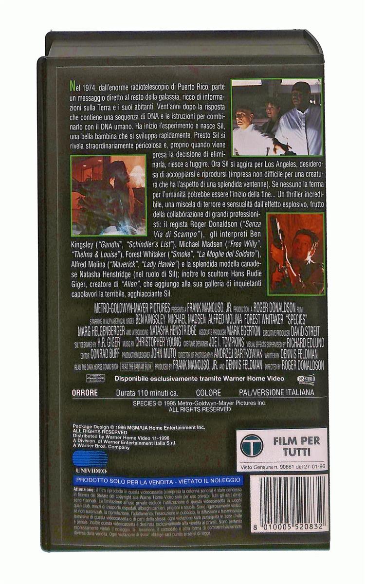 EBOND Specie Mortale Gli Scudi Mgm Ua VHS VH002773