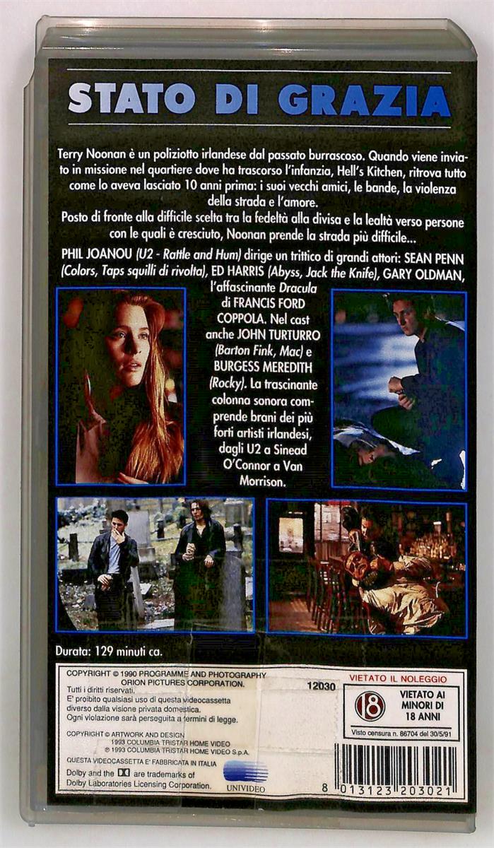 EBOND Stato Di Grazia Columbia Winners VHS VH004761