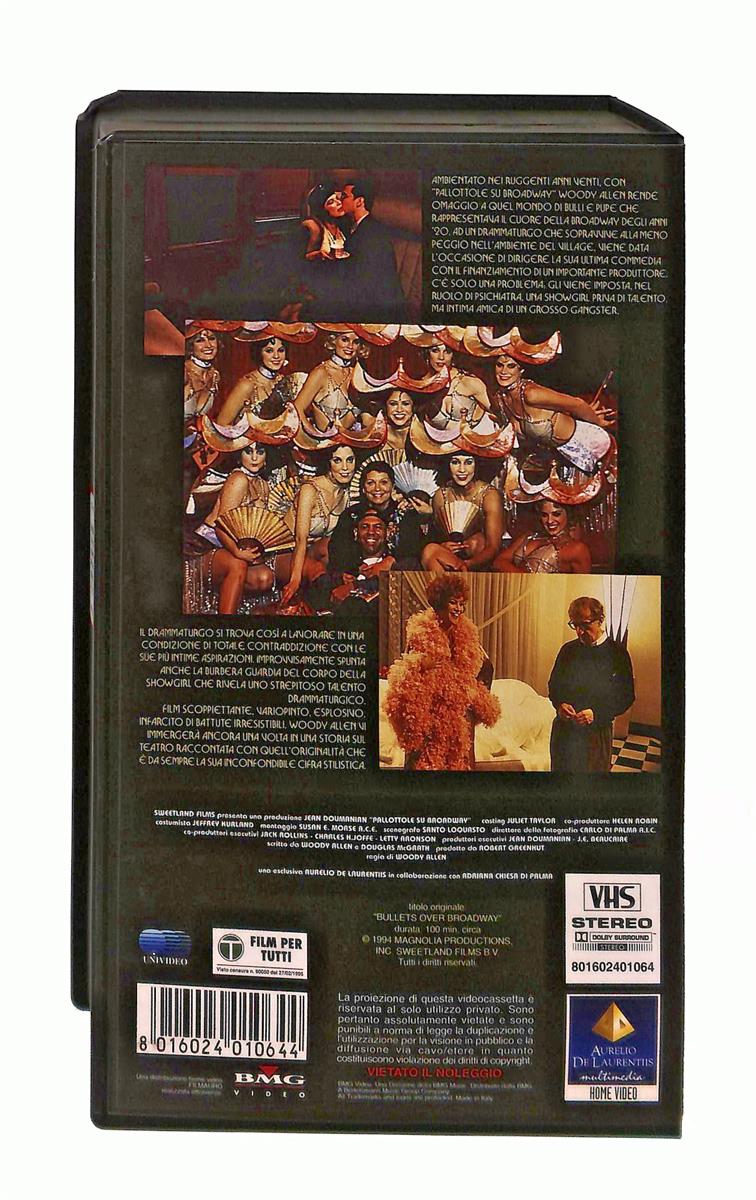 EBOND Pallottole Su Broadway Woody Allen Filmauro VHS VH003223