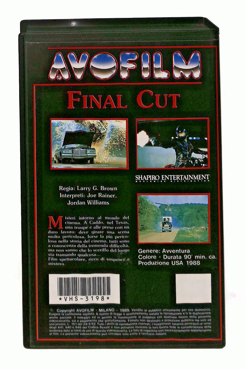EBOND Final Cut Avofilm VHS VH004151