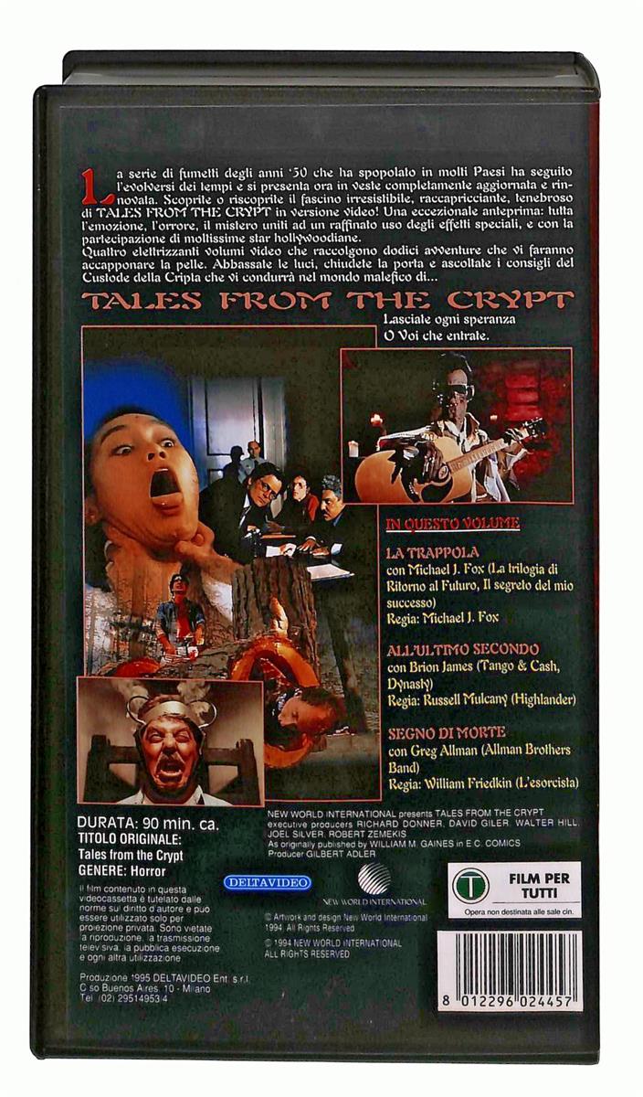 EBOND Tales From The Crypt I Racconti Della Cripta 2 Deltavideo VHS VH005120