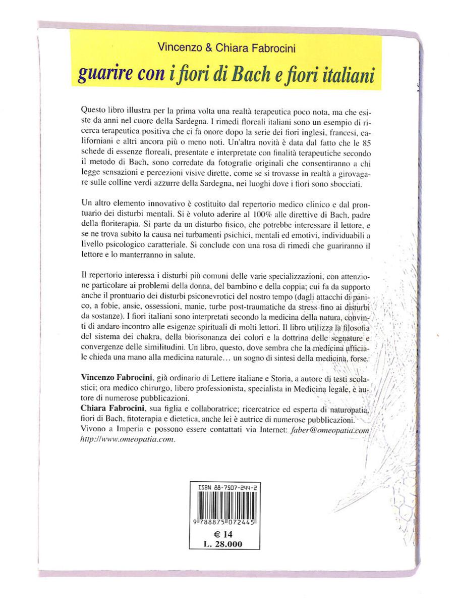 EBOND I Fiori Di Bach Italiani Libro LI011012