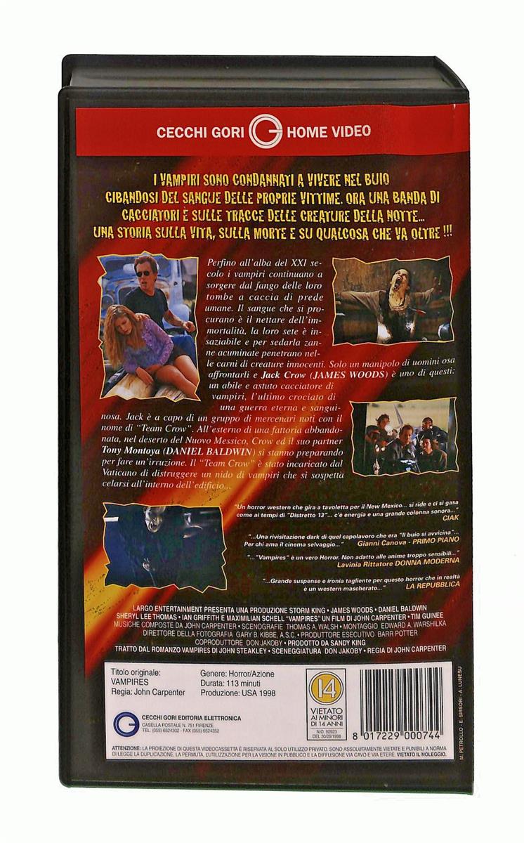 EBOND Vampires John Carpenter Cecchi Gori VHS VH003155