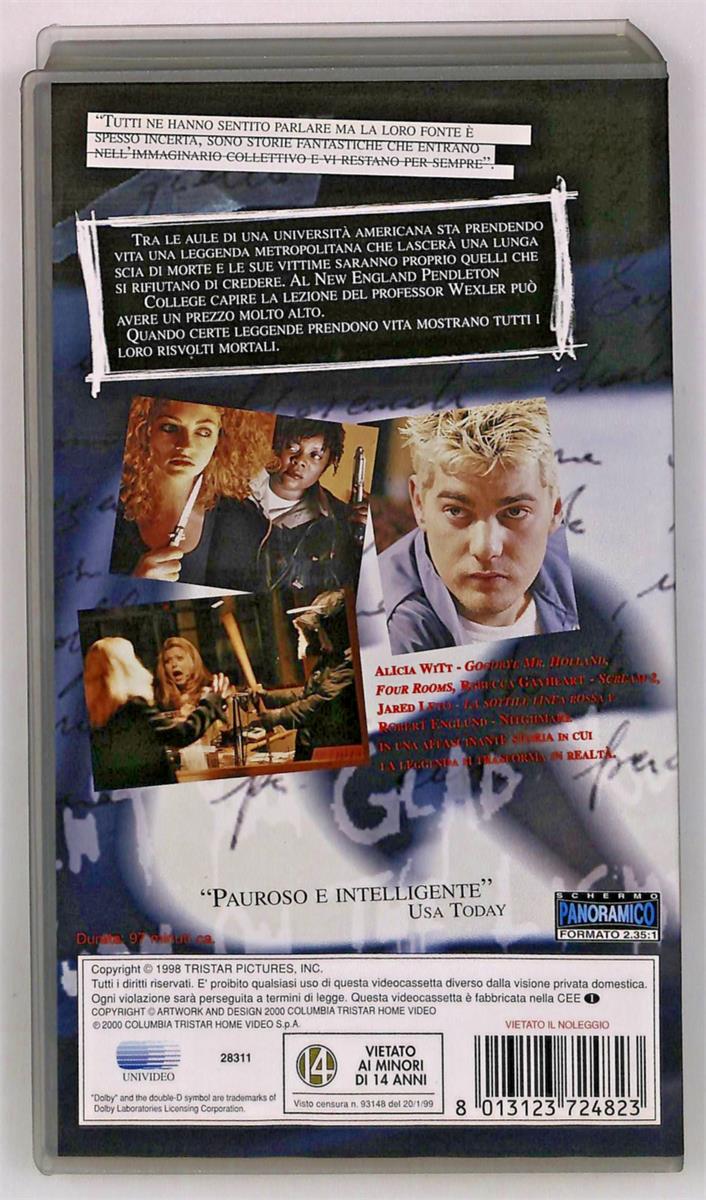 EBOND Urban Legend Columbia VHS VH004725
