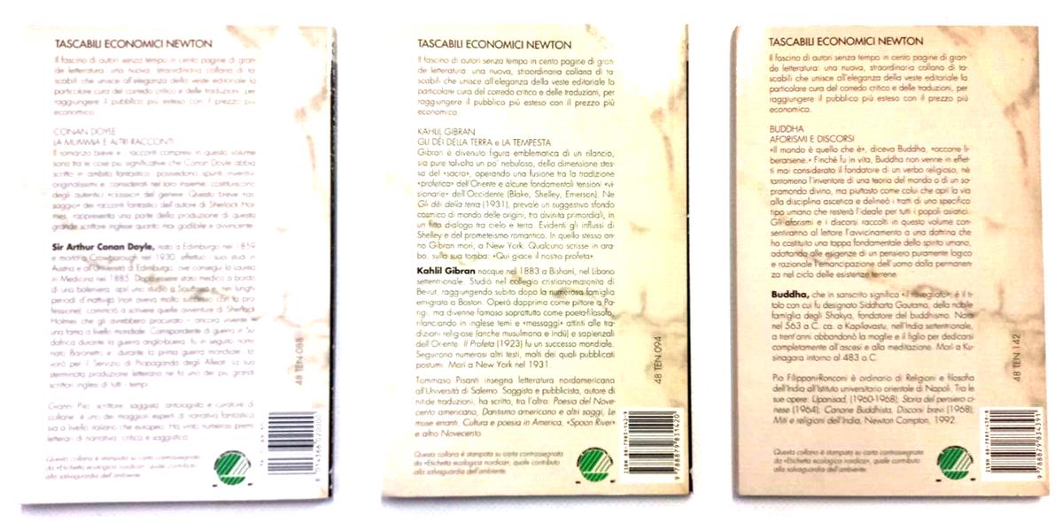 EBOND Lotto Aforismi e Discorsi, Gli Dei Della Terra e La Mummia Libro LI008610