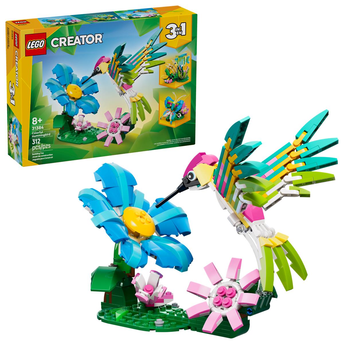 LEGO 31384 Animali selvatici: colibri variopinto