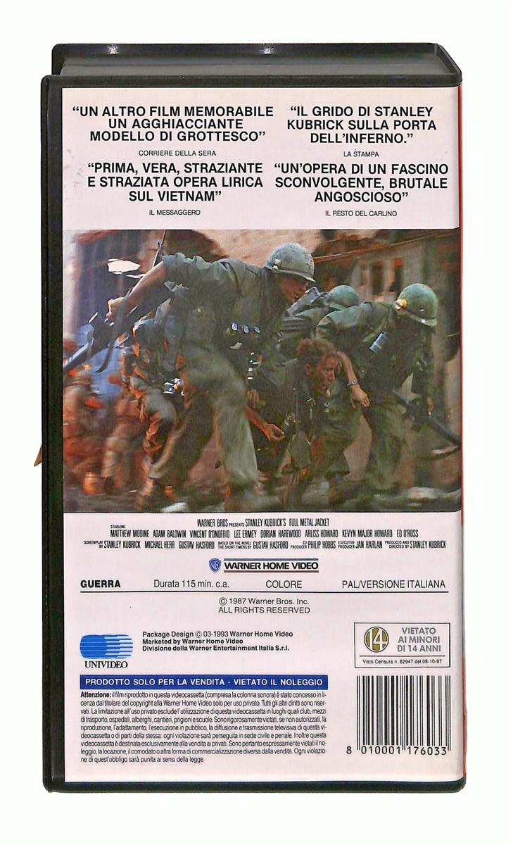 EBOND Full Metal Jacket Gli Scudi Wb VHS VH004267