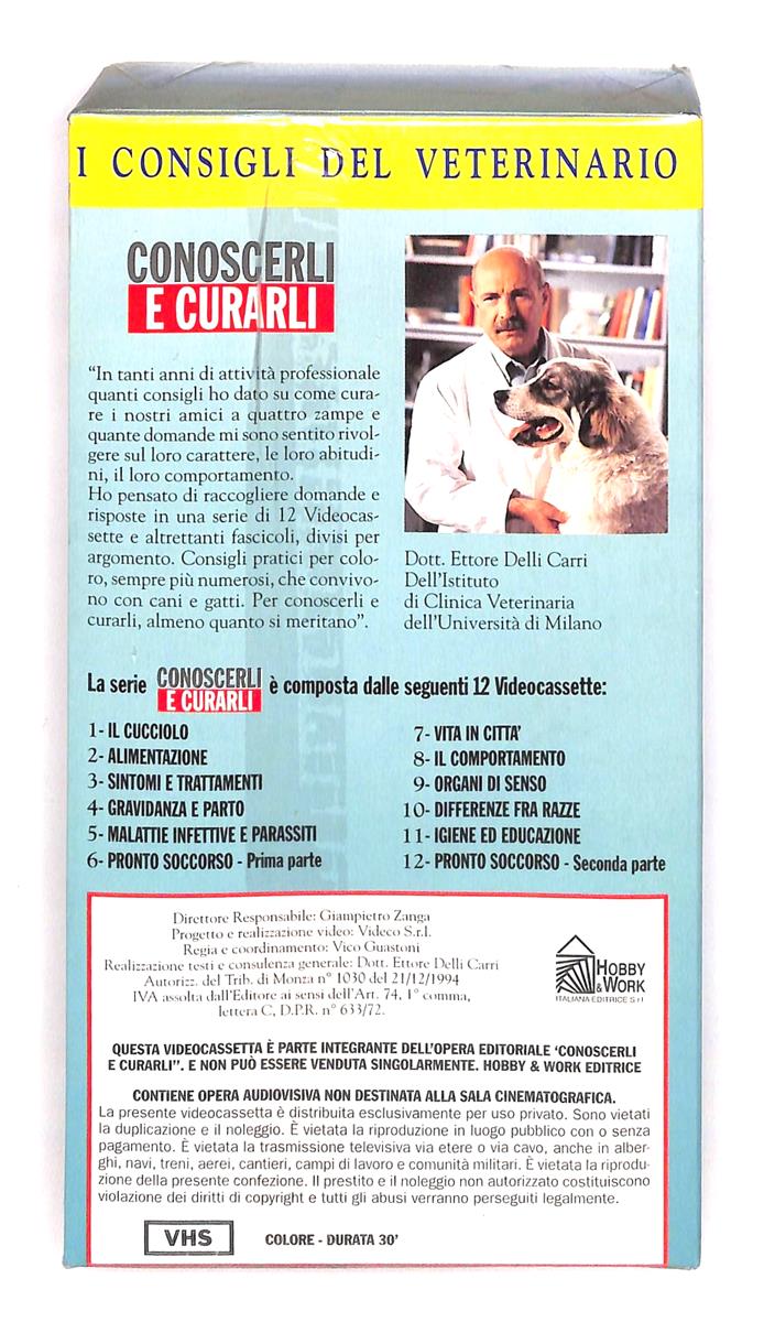 EBOND Conoscerli e Curarli Il Comportamento Hobby Work Editoriale VHS VH005427