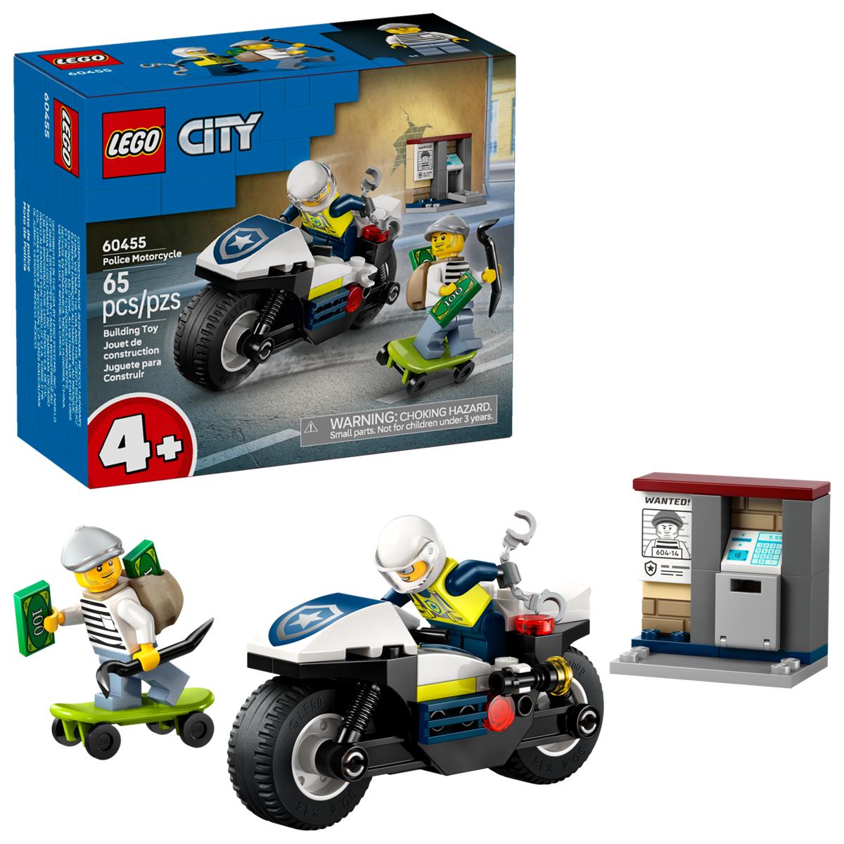 LEGO 60455 Inseguimento della moto della Polizia