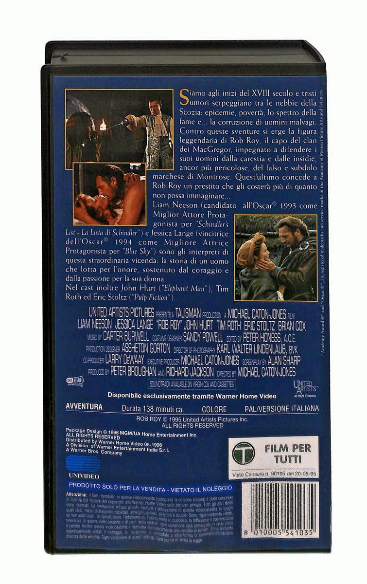 EBOND Rob Roy Gli Scudi Mgm Ua VHS VH002728