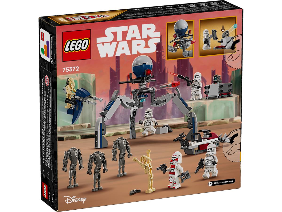 LEGO 75372 Battle PACK Clone Trooper™ e Battle Droid™