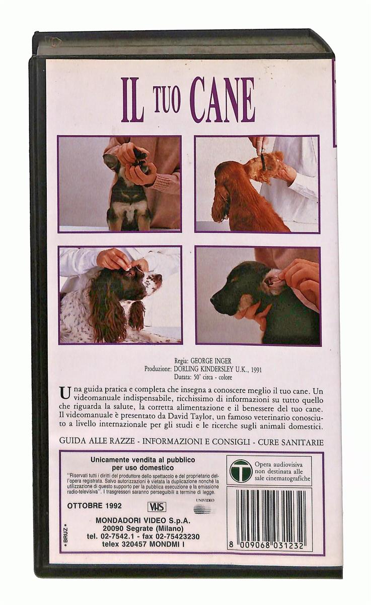 EBOND Il Tuo Cane Mondadori Video VHS VH003037