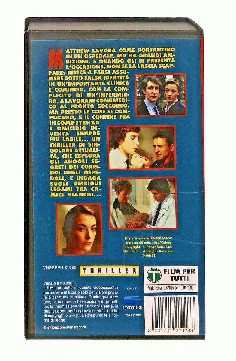 EBOND Anestesia Letale Minerva Video Lucky Red VHS VH002712