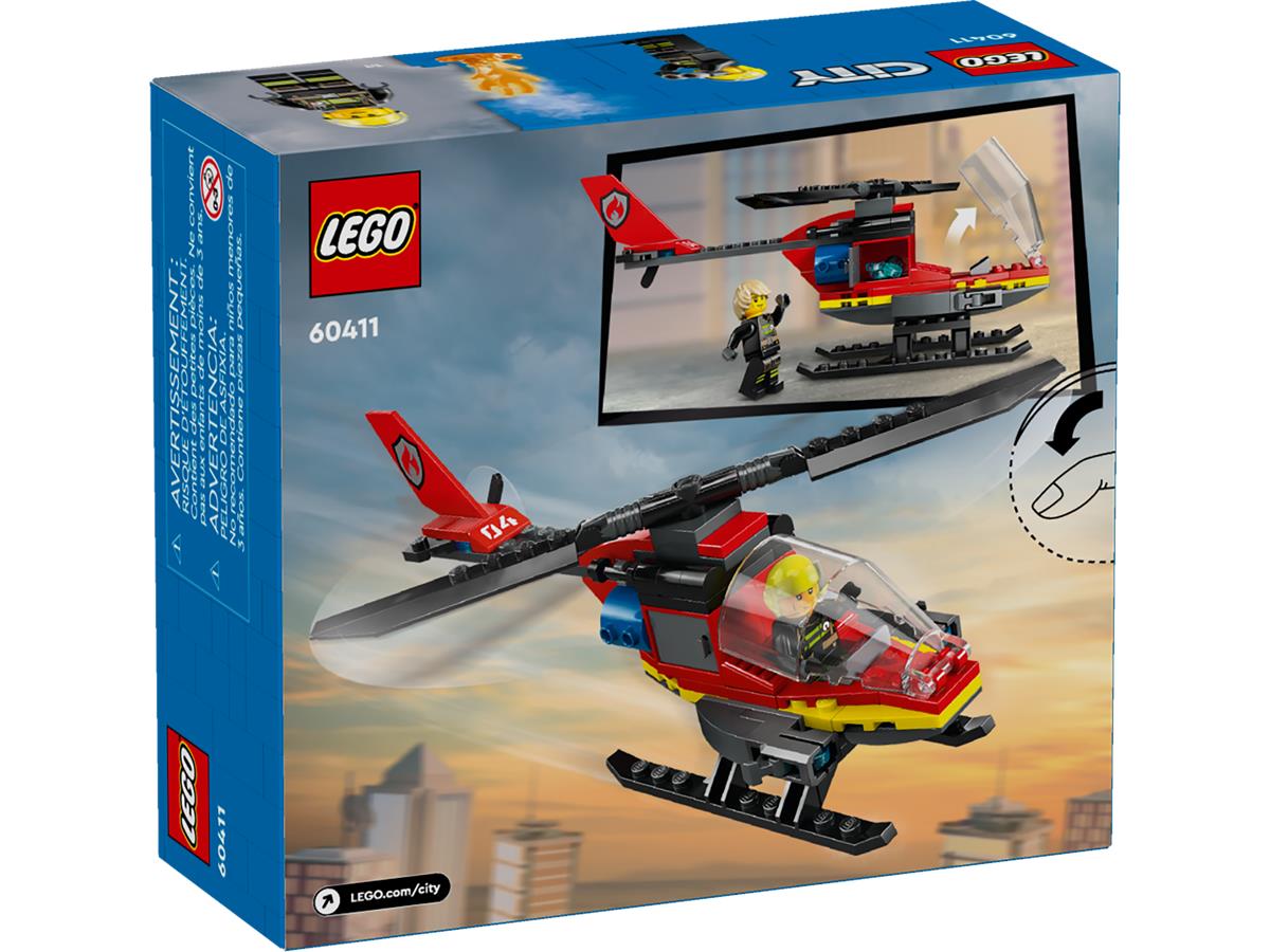 LEGO 60411 Elicottero dei pompieri