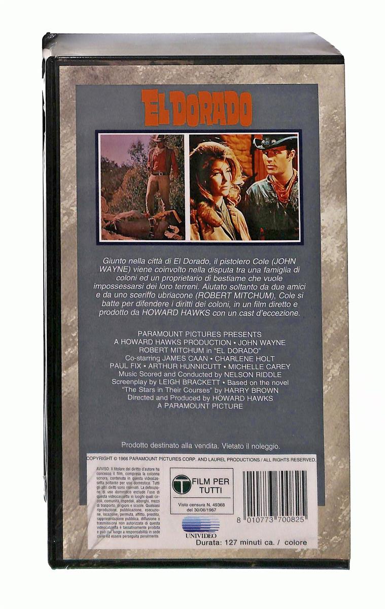 EBOND El Dorado Paramount Cic VHS VH003480