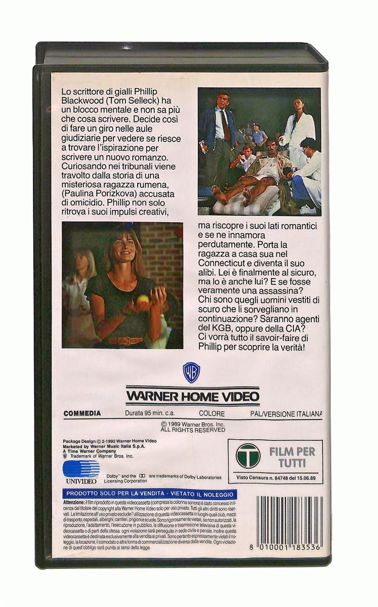 EBOND Alibi Seducente Tom Selleck Gli Scudi Wb VHS VH002806