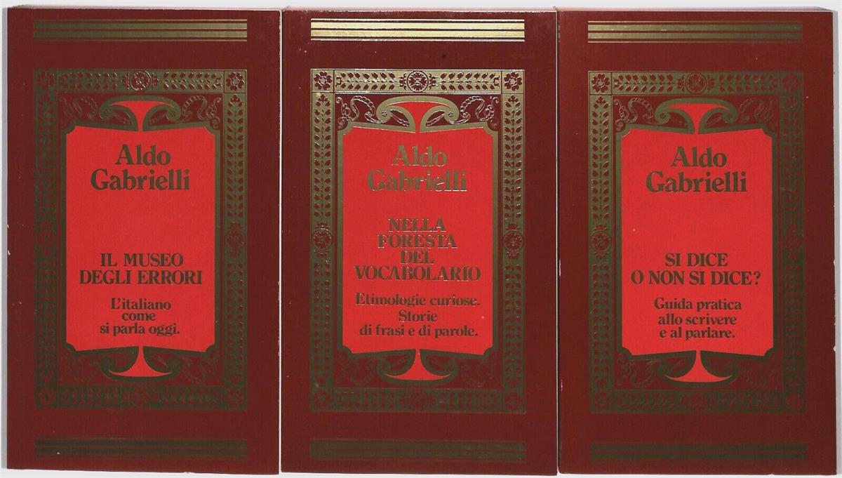 EBOND L'italiano Senza Problemi Aldo Gabrielli Mondadori 1982 Libro LI028204